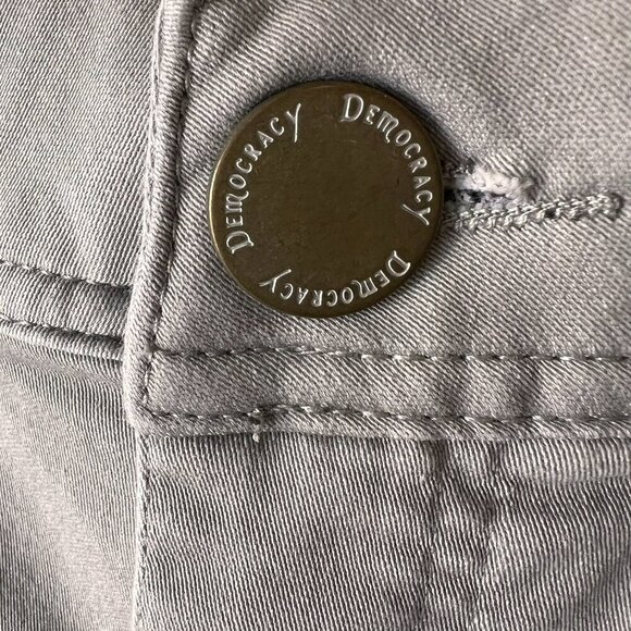 Democracy Jeans Womens Size 4 Gray Ab Technology Denim Stretch Neutral Comfort - Picture 6 of 16
